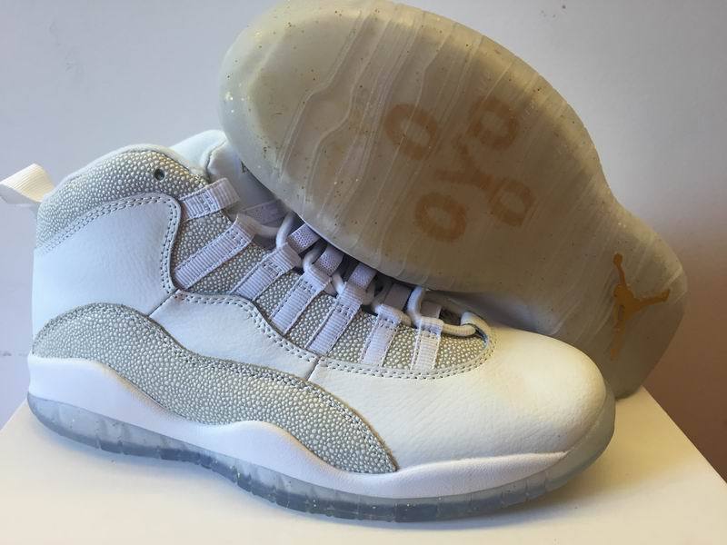 2016 Nike Air Jordan 10 OVO White - Click Image to Close